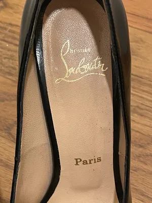 Christian Louboutin lady peep platform patent black EU37 thumbnail 7