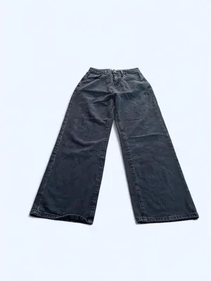 HD in Paris Y2K black wide leg jeans soft grunge baggy denim Size Small 🖤 thumbnail 3