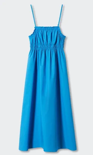 Mango - 100% COTTON MIDI DRESS thumbnail 5