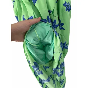 Likely Constellation Dress Green Blue Floral Cutout Halter Midi Size 8 NEW thumbnail 6