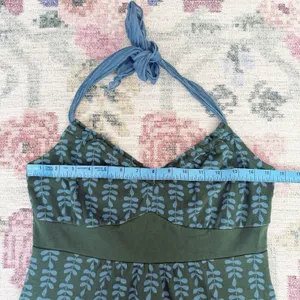 Vintage American Eagle Y2K Babydoll Halter Top Medium Bohoh 2010s Bella Swan thumbnail 6