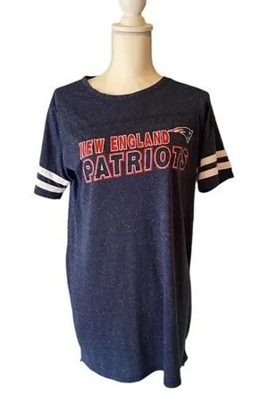 New England Patriots Women'S Nightshirt‎ Sleepwear Size Xl 🏈 thumbnail 1