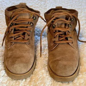 UGG Bethany Classic Slim Chestnut Suede Lace Up Shoes Boots thumbnail 3