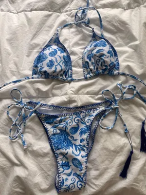 Blue bikini set thumbnail 1