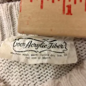 Vintage Boat Neck Sweater Womens M? Used thumbnail 10