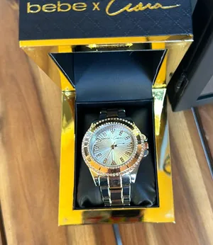 Bebe LINK BRACELET CRYSTAL SPORT BEZEL WATCH thumbnail 1