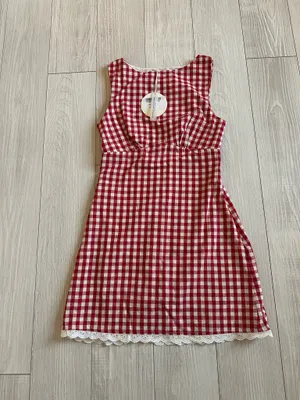 Gingham mini dress thumbnail 3