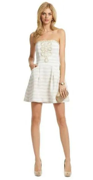 Lilly Pulitzer Embroidered Blossom Dress With Pockets thumbnail 1