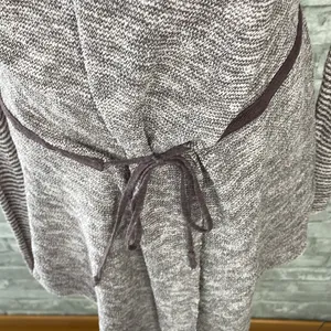 Free People For Keeps Hooded Cardigan Sweater Tie Front thumbnail 3