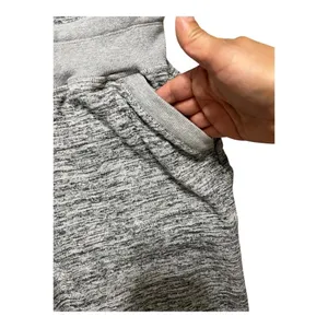 ATHLETA Gray Capri Lounge Pants Women Size L Fold-Over Waist Zip-Pockets thumbnail 13