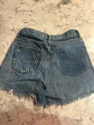 ZARA Denim Shorts High-Rise thumbnail 3