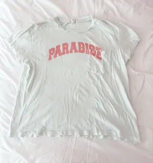 Billabong Mint Green Paradise Short Sleeve Graphic T-Shirt Size Medium thumbnail 1