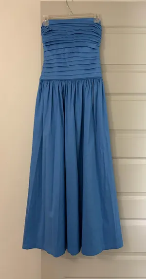 Abercrombie Strapless blue dress thumbnail 1