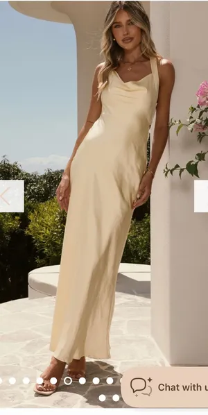 Billy J Boutique Dress Eva Maxi Dress Yellow thumbnail 1
