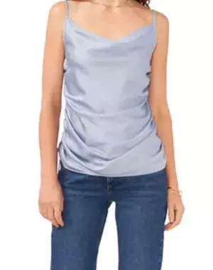 1•State blue tank top with adjustable strings at bottom of both sides (NWT) thumbnail 2