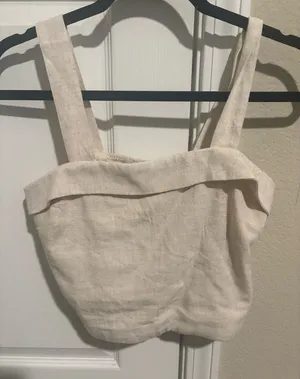 American eagle linen top thumbnail 1