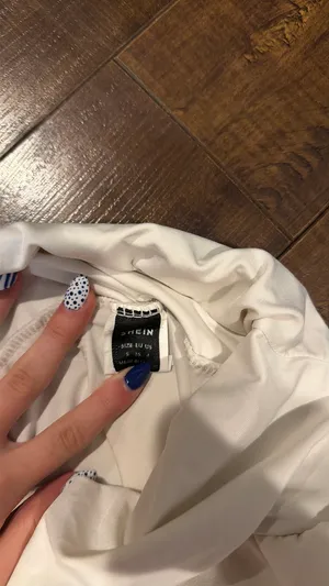 Shein Athletic Shorts White thumbnail 3