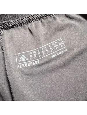 Adidas Black Aeroready Athletic Shorts thumbnail 3
