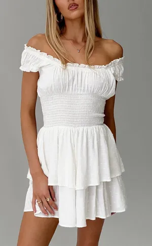 The Love Galore Princess Polly Romper White thumbnail 1