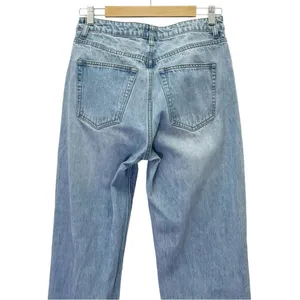 Princess Polly High Rise Straight Leg Stovepipe Jeans Light Wash Women’s Size 6 thumbnail 5