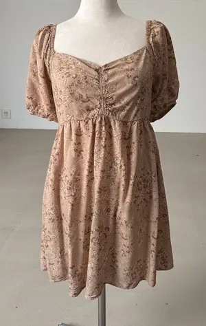 Promesa for Jondie Floral Puff Sleeve Dress M thumbnail 1