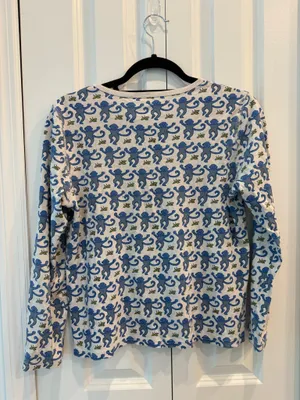 Roller Rabbit Monkey PJ Top thumbnail 5