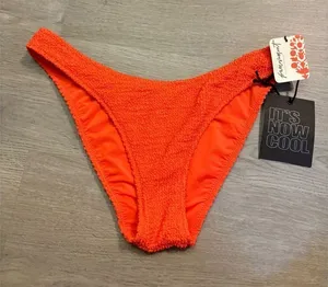 Free People It’s Now Cool Raspberry Crimped Swim Bottoms Sz Medium NWT thumbnail 1