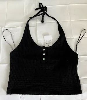Cotton On Halter Crop Top thumbnail 1