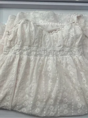 White floral dress (Ready To Ship) thumbnail 2