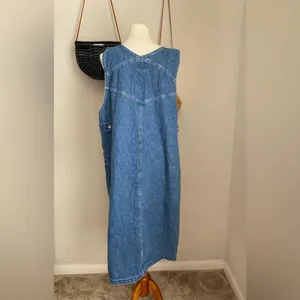 Street Blues Floral Denim Button Dress thumbnail 2