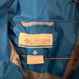 COLUMBIA Women's Powder Pillow Hybrid Puffer Jacket Size M Medium Blue thumbnail 3