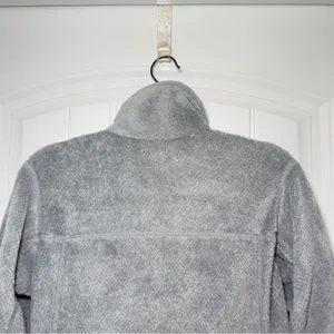 Patagonia‎ Women Small Re-Tool Snap-T Gray Fleece Pullover Pink Accents Granola thumbnail 5