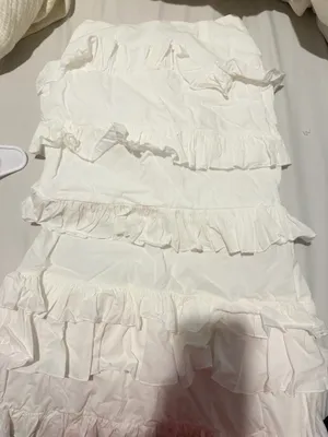 Mabel Two piece white maxi skirt set thumbnail 2