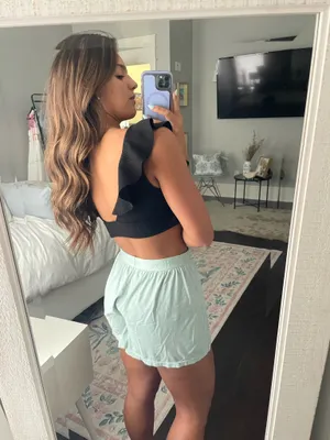Black swimsuit/ festival outfit thumbnail 6