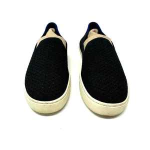 Rothy's Size 6 Slip-Ons Black w/ White Soles Knit Texture Comfortable‎ thumbnail 9
