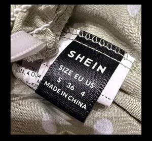 Shein Olive Green high waste Polk dot wide leg pants - Size Small with Bag. Gently warn once and excellent condition. Measurements approximately 12” waste not fully stretched out from elastic waste band x 12” rise x 43” long. None smoking home. Priced to sell at as is condition. Don’t like my price, make reasonable offer. thumbnail 4