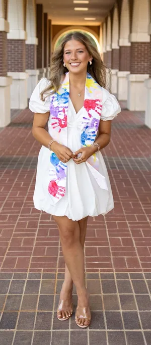 Pinch White Dress thumbnail 1