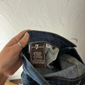 7 For All Mankind Women's‎ 26 Dark Wash Low Rise Straight Leg Jeans thumbnail 7