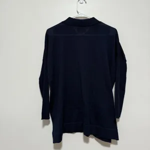 Tuckernuck Navy‎ Linen Blend Clayton Knit Polo Top Size XS/S thumbnail 5