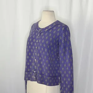 NWT!! FREE PEOPLE Nocturnal Patterned Cardigan Sweater Cardi‎ Floral Large thumbnail 5