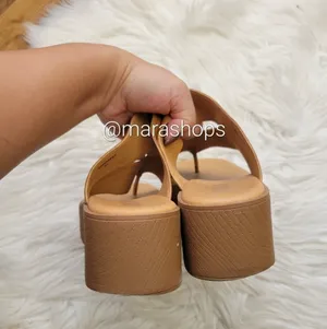 Silent D Undonestto Platform Slide Sandal Tan Size 10 thumbnail 5