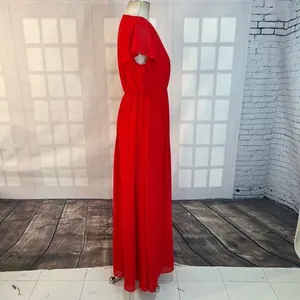 Lulu’s nwt Lost in the Moment Red Maxi Dress size small thumbnail 8