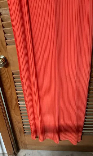 BCBGeneration Hot Coral Sleeveless V-Neck Dress NWT Women's Size L thumbnail 2