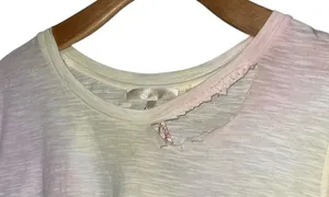 LoveShackFancy Women’s Size M Pastel Tie Dye Print Scoop Neck T-Shirt thumbnail 3