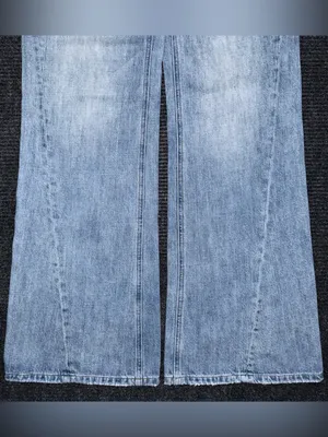PISTOLA Ruby High Rise Palazzo Wide Leg Jeans Othello Light Wash Size 24 Seamed thumbnail 5