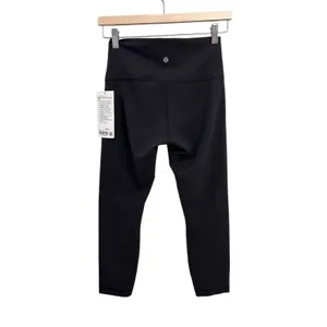 Lululemon Wunder Train Black High-Rise Crop 23" Tights/Leggings Size 8 NWT thumbnail 9