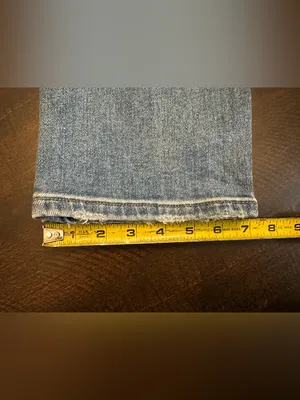 Vervet High Rise Straight Medium Wash Distressed Jeans Women’s Size 24 thumbnail 5