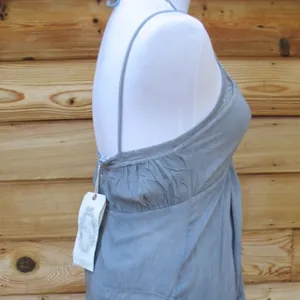 NWT Blue Halter Top Blue Size XS thumbnail 6