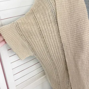 Dress Barn Vintage Open Front Cardigan Topper‎ Sweater Tan Small thumbnail 6