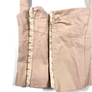 Zara Women XS Pink Halter Corset Top Coquette Balletcore Festival EUC thumbnail 6